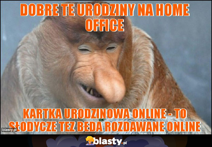 Dobre te urodziny na home office