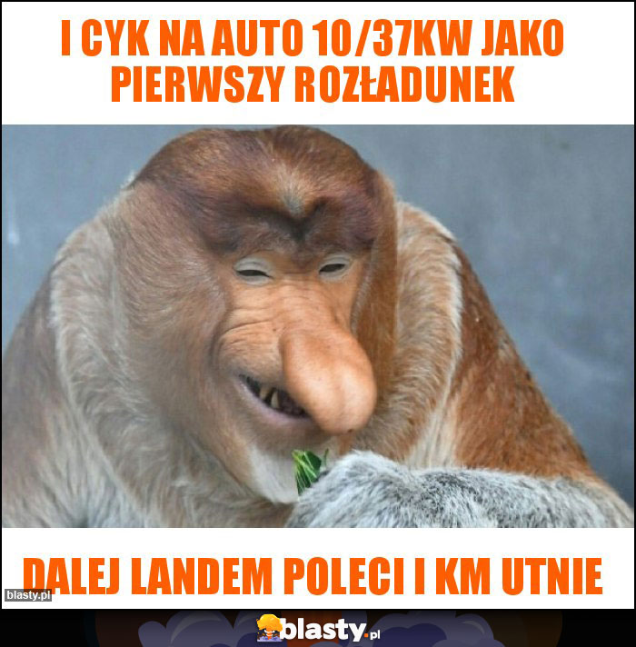 I cyk na auto 10/37kw jako pierwszy rozładunek