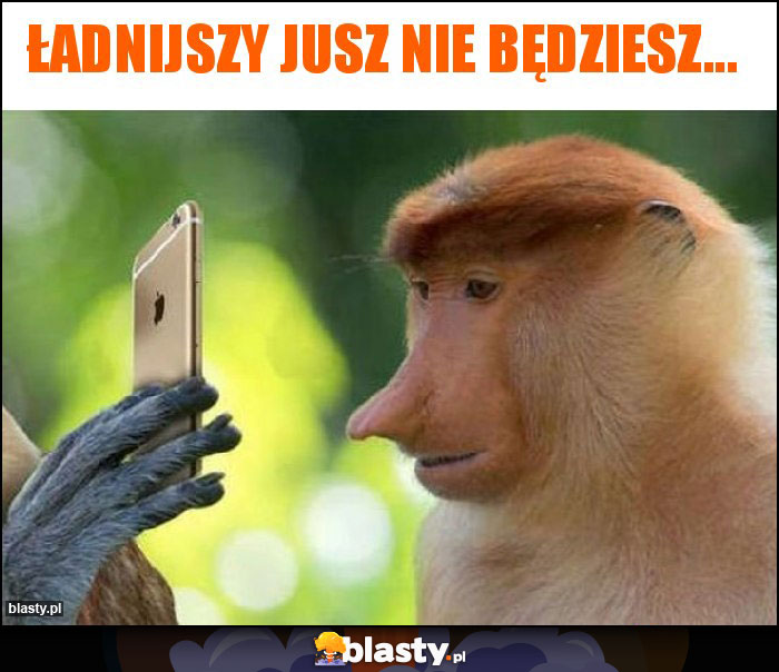 Ładnijszy jusz nie będziesz...