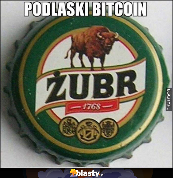 Podlaski bitcoin kapsel piwo Żubr