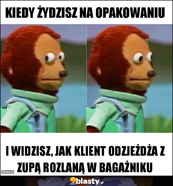 Kiedy żydzisz na opakowaniu