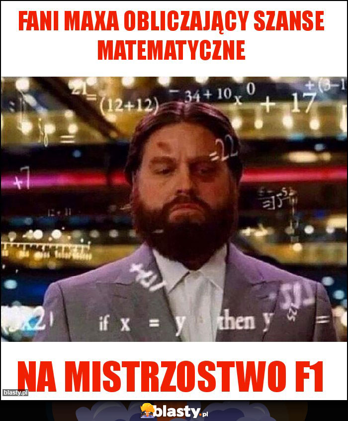 Fani Maxa obliczający szanse matematyczne