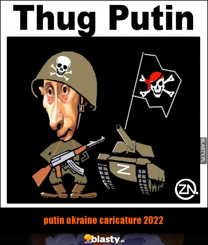 putin ukraine caricature 2022