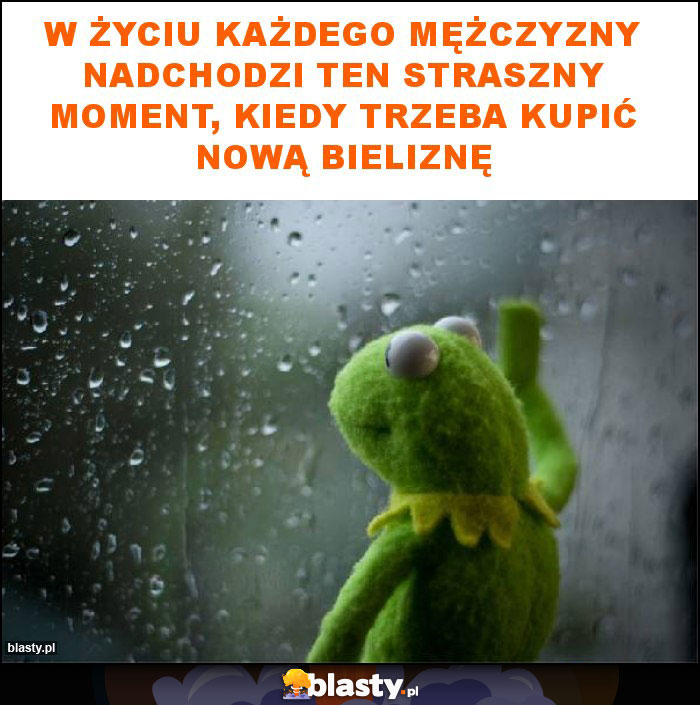 W życiu każdego mężczyzny nadchodzi ten straszny moment, kiedy trzeba kupić nową bieliznę