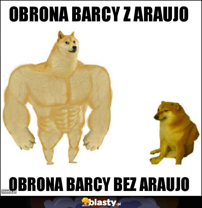 Obrona Barcy z Araujo