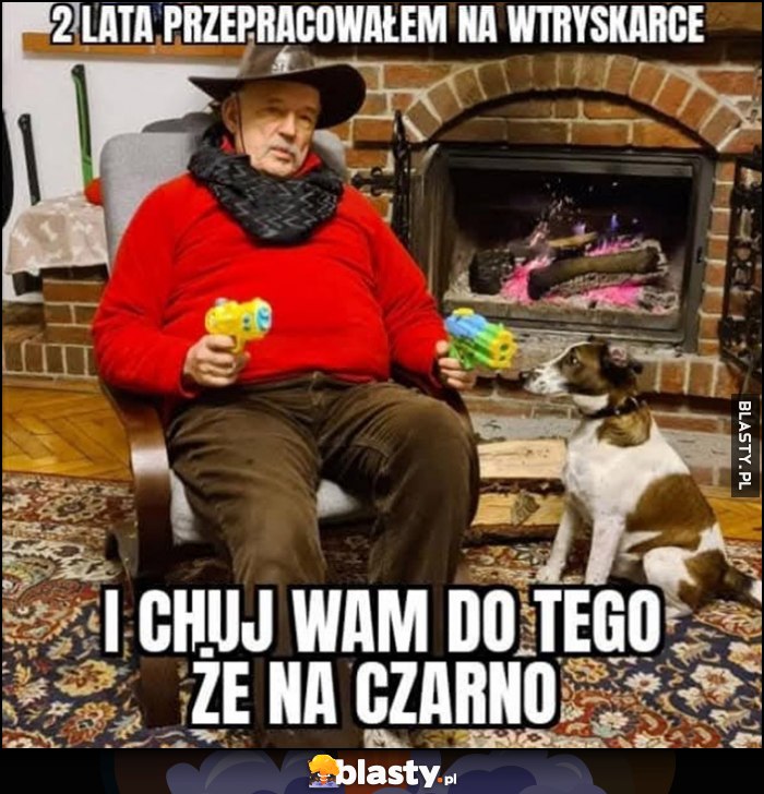 Korwin 2 lata przepracowałem na wtryskarce i kij wam do tego, że na czarno