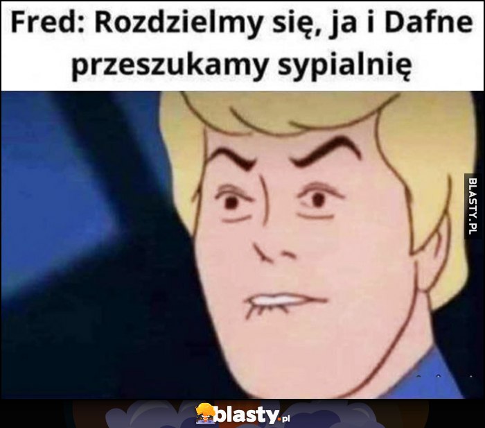 Scooby-Doo Fred: rozdzielmy się, ja i Dafne przeszukamy sypialnię